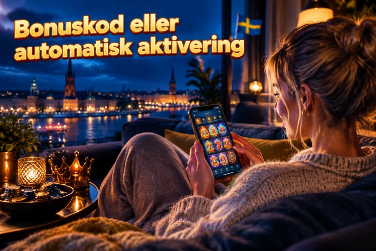 Bonuskod eller automatisk aktivering