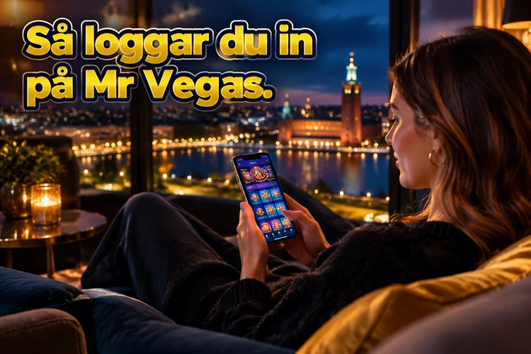 Så loggar du in på Mr Vegas